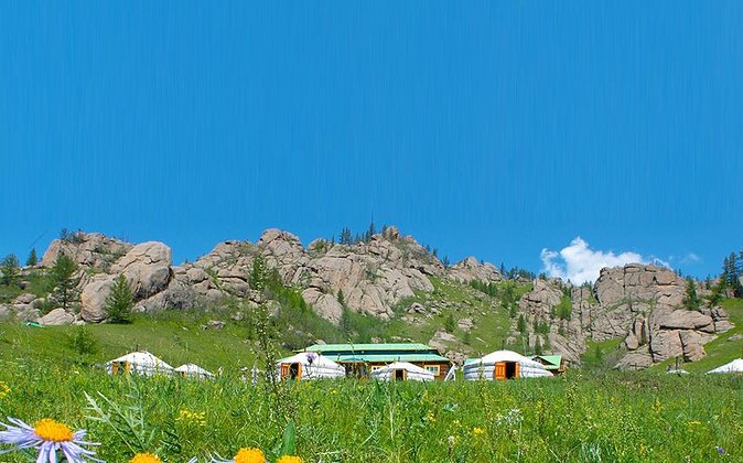 Private Day Tour: Terelj National Park + Genghis Khan's Statue .. - The uphill walk to Ariyabal Meditation Temple