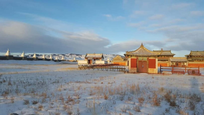 Ulaanbaatar: 4-Day Central Mongolia Winter Tour - Elsen Tasarkhai: sand, rock, and a two-humped camel